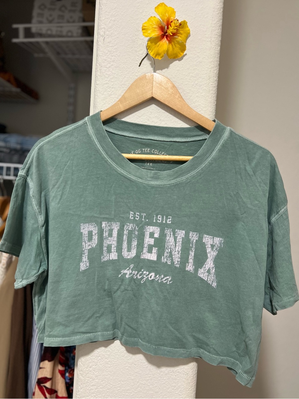 AEROPOSTALE Arizona Crop Boyfriend Tee